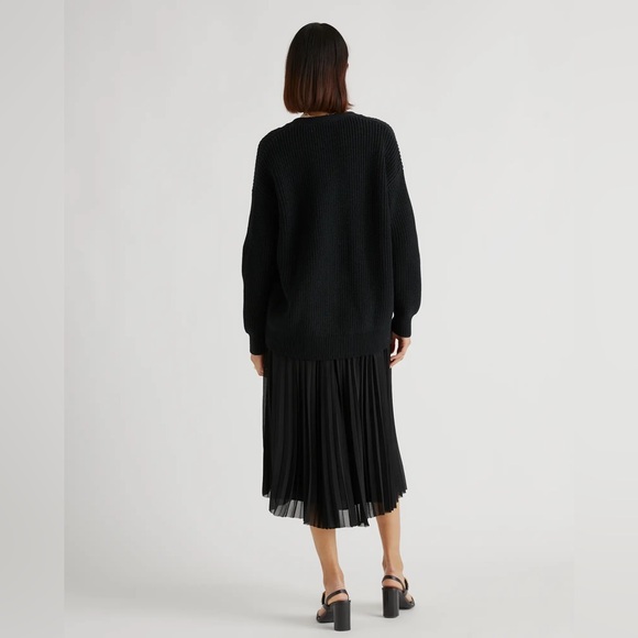 Quince Black Women's Cardigan Sweater - Picture 7 of 12